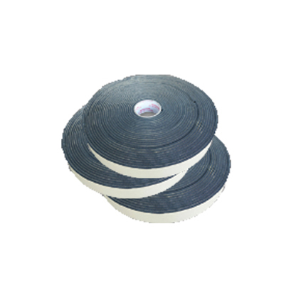 Rubber and plastic sound insulation vertical sheet